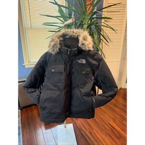 The North Face Men’s Yellowband Parka Size XL Jacket Hyvent 550 Down Blk.